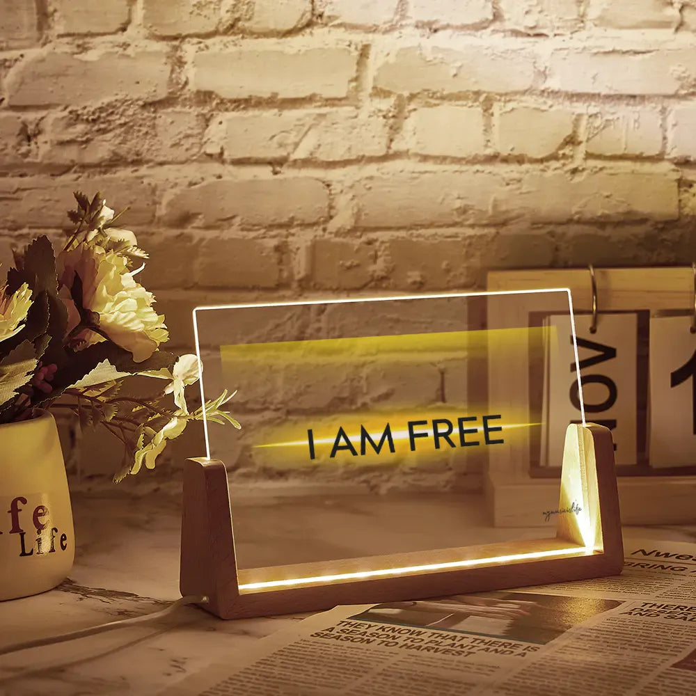 I AM FREE Nightlight