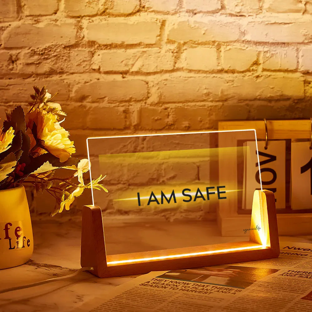 I AM SAFE Nightlight
